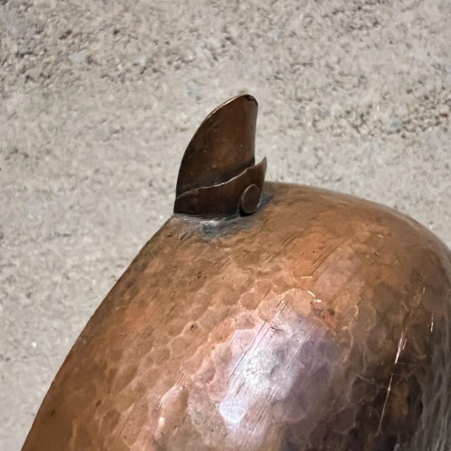 Metal Early 1900s Hammered Copper Ashtray For Sale - Image 7 of 9