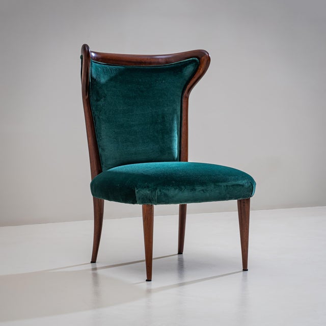 Green Pair of Lounge Chairs, Italy, 1950s For Sale - Image 8 of 18