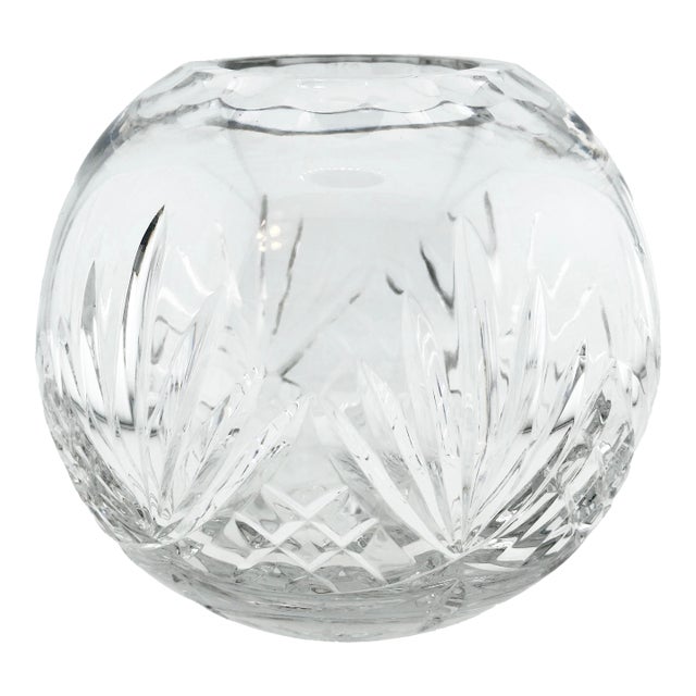 Vintage Cut Crystal Bowl For Sale