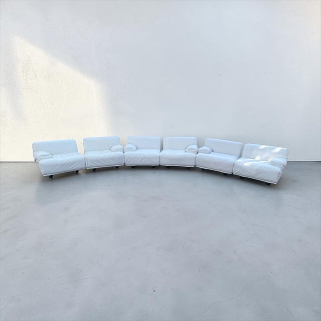 Fiandra 2-Seater Sofa by Vico Magistretti for Cassina, 1970s, Set of 2 For Sale - Image 16 of 16