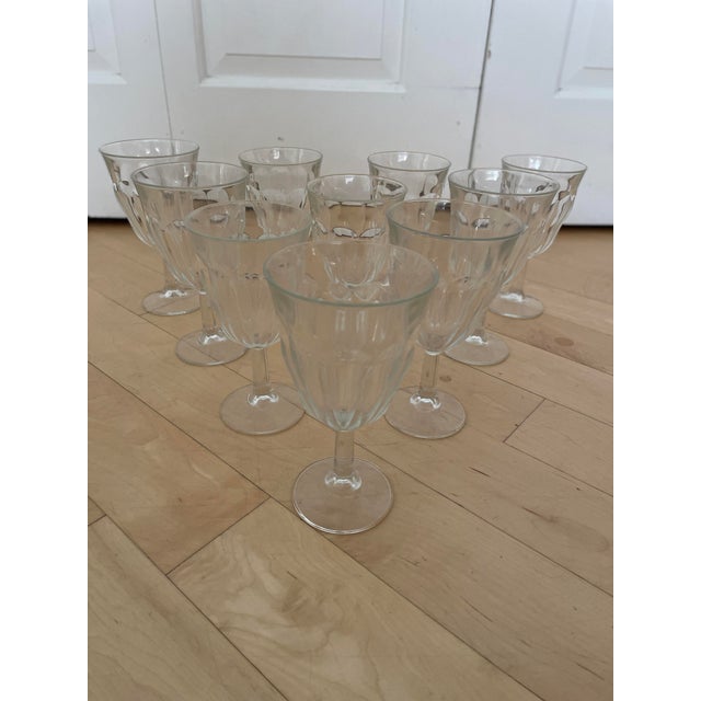 Traditional Vintage Duralex Picardie Wine Glasses - Set of 10 For Sale - Image 3 of 9