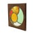 1950s Stained Leaded Glass Panel with Wooden Frame, 1950s For Sale - Image 5 of 15
