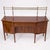 Antique English 19th Cent George III Inlaid Sideboard W/ Removable Brass Gallery For Sale - Image 4 of 13