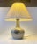 White Danish Brutalist Glazed Stoneware Table Lamp from Knabstrup, 1970s For Sale - Image 8 of 13