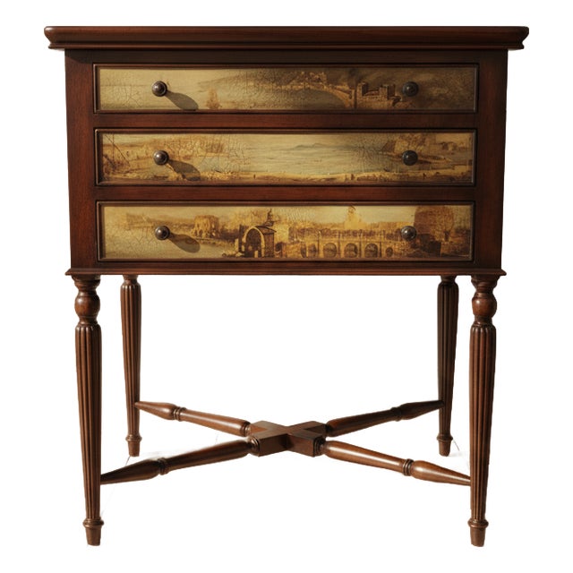 Theodore Alexander Italian West Indies Style Arcadia Accent Side Table For Sale