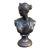 Neoclassical Grand Tour Cast Metal Bust of Diana the Huntress For Sale