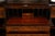 Baker Furniture Georgian Flame Mahogany Lighted Breakfront Bookcase Cabinet With Drop Front Secretary Desk, Circa 1960s For Sale In South Bend - Image 6 of 17