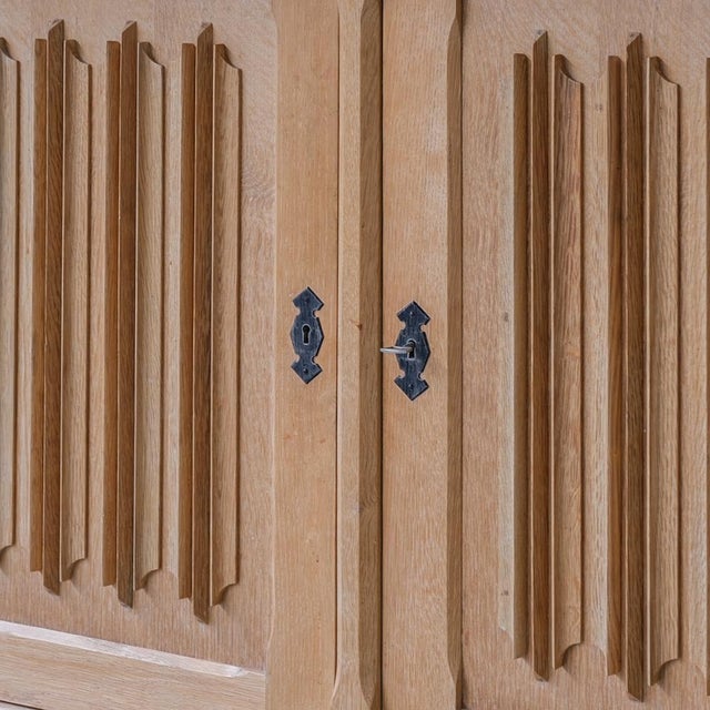 Wood Mid-Century Danish Cabinet in Oak by Henning Kjaernulf For Sale - Image 7 of 16