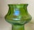 Antique Hand Blown Bohemian Loetz Aurene Iridescent Green Dimple Glass Vase For Sale - Image 12 of 15