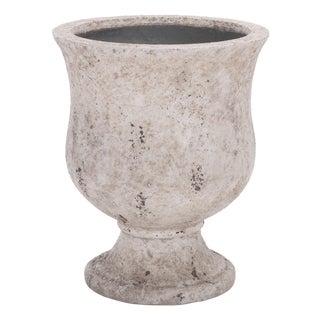 Remy Planter Pot, Antique White For Sale