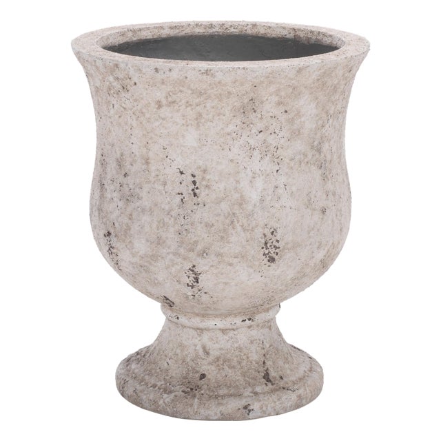 Remy Planter Pot, Antique White For Sale