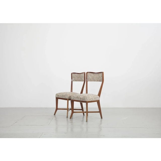 Cherry Wood Dining Chairs by Melchiorre Bega for Bega Bologna , 1950s, Set of 6 For Sale - Image 8 of 18