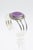Late 20th Century Kay Johnson Southwest Sugilite Sterling Silver Cuff Bracelet For Sale In Miami - Image 6 of 12