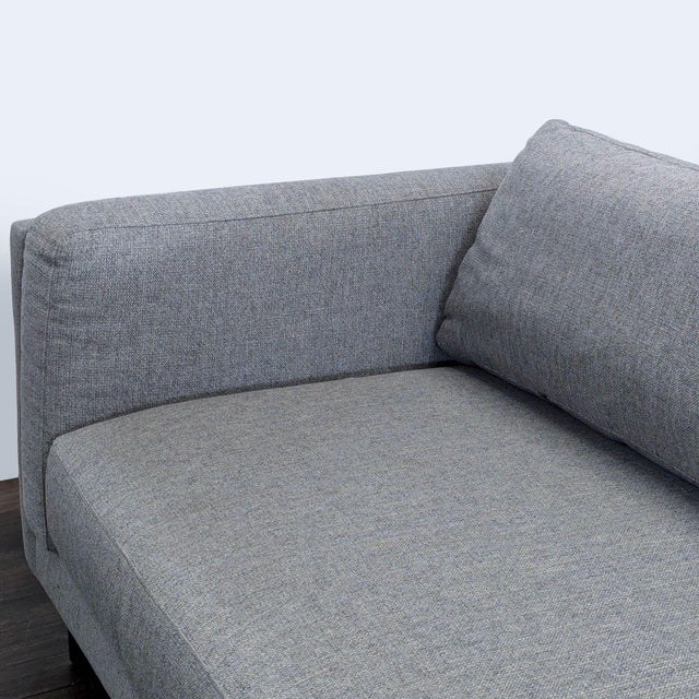 Room and Board Modern Gray 3-Seat Sofa For Sale In San Francisco - Image 6 of 8