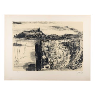 John Piper, Dryslwyn Castle, Hand-Signed Lithograph, 1953 For Sale