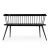 Transitional Tempe Mango Wood Spindle Back 48"W Bench, Black For Sale - Image 3 of 8