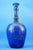 1960s Cobalt Blue Scavo Glass Bottle Vase attributed to Mario Pinzon for Seguso, Italy, 1960s For Sale - Image 5 of 17