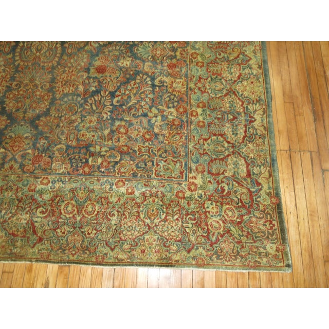 Zabihi Collection Oversize Persian Sarouk Rug For Sale - Image 11 of 12