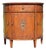 Ethan Allen Paint Decorated Demilune Commode For Sale