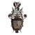 19th Century French Gothic Revival Wrought Iron & Stained Glass Hanging Lantern For Sale