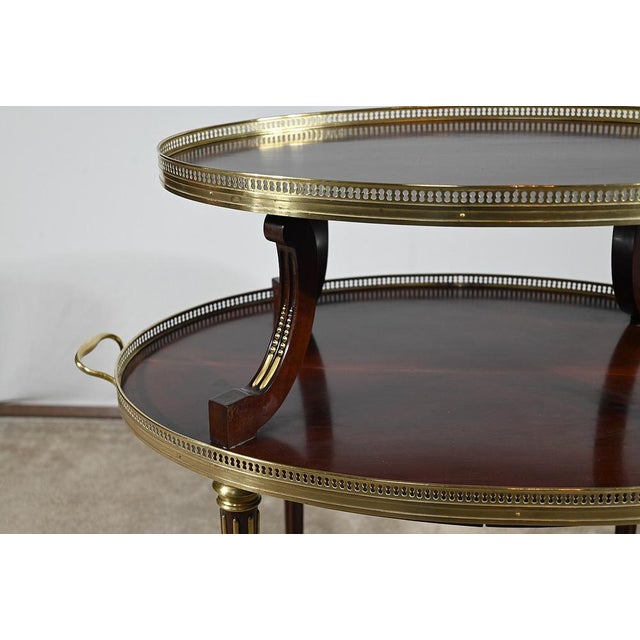 Brown 19th Century Louis XVI Mahogany Side Table For Sale - Image 8 of 18