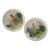 Vintage Royal Staffordshire Rooster & Hen Plates by H. Rajot – Set of 2 Hand-Painted Barnyard Wall Décor or Serving Plates For Sale