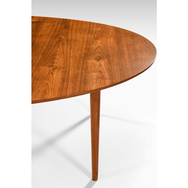 Brown Teak Dining Table from Finn Juhl, 1950s For Sale - Image 8 of 14