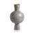 Art Deco Ozamiz 17" Tall Stoneware Vase, Gray Tone For Sale - Image 3 of 3