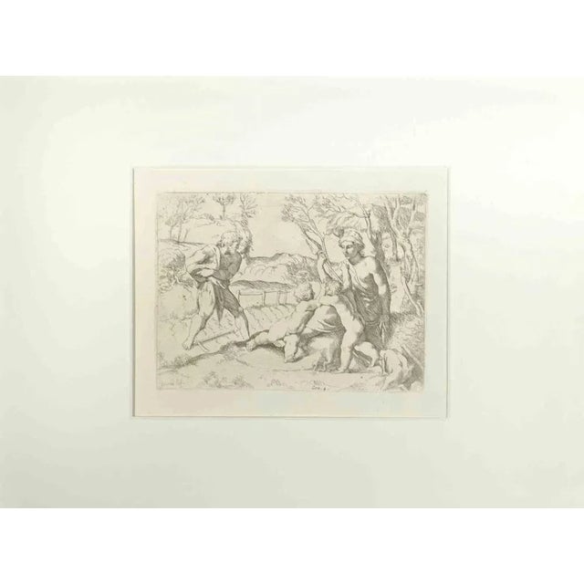 Genesis 4 -Old Testament Story is an Etching print realized by the artist Giovanni Lanfranco. About The Old Testament...