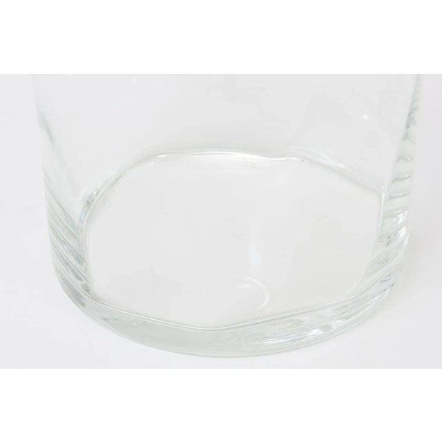Silver Brazilian Crystal Glass and Silver-Plate Ice Bucket by Riva 1990's For Sale - Image 8 of 10