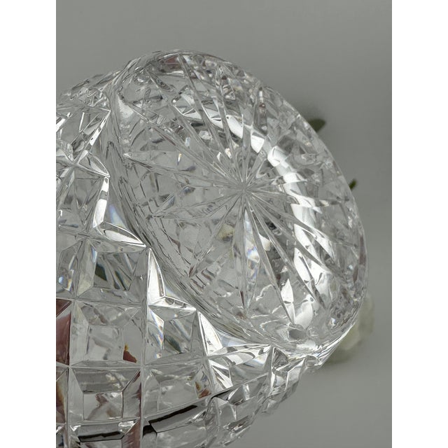 Glass Waterford Comeragh Cordial Decanter – Irish Crystal Diamond Cut – Star Stopper – Vintage 1970s For Sale - Image 7 of 12