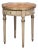 Late 20th Century Louis XVI Style Gris Peinte Bouillotte Table For Sale