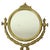 Baroque French Baroque Style Gilt Brass Table Mirror, 1950s For Sale - Image 3 of 17