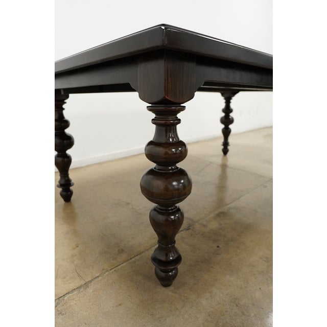 Turned Leg Extendable Dining Table For Sale - Image 11 of 16