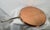 Exquisite copper and brass crepe pan with tin lining. Made in Portugal by Copral. Brass handle has hook for hanging as a...