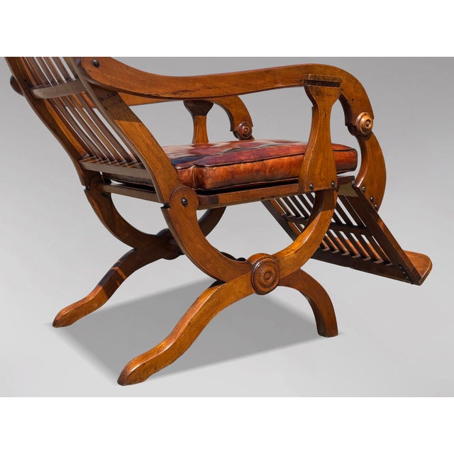 Mid 19th Century Antique Walnut Reclining Armchairs, 1860, Set of 2 For Sale - Image 5 of 17