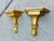 Vintage Italian Gold Wall Brackets For Sale In Charleston - Image 6 of 7