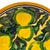 Mexican Talavera Hand-Painted Lemon Plate, Terra Cotta 10.25" For Sale In San Francisco - Image 6 of 11