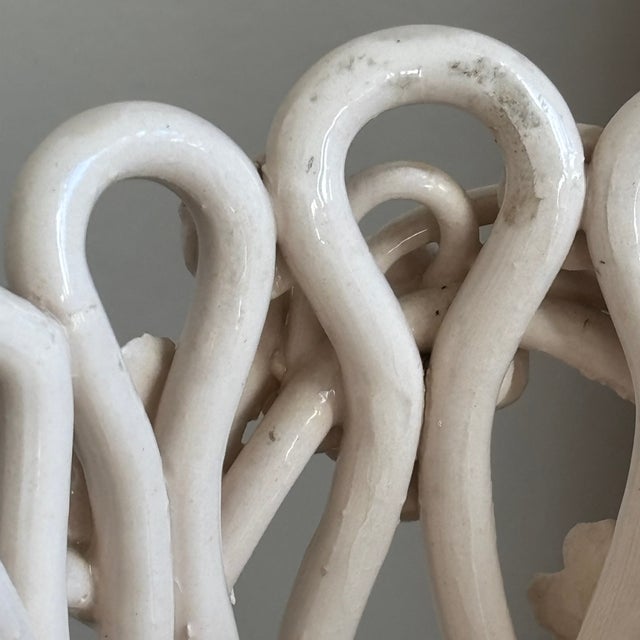 Mid-20th Century Italian Ceramic Openwork Cachepot For Sale - Image 13 of 17