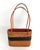 This handwoven basket features the Ata rattan technique that was native to the island of Lomboc. With a hand-carved wood...