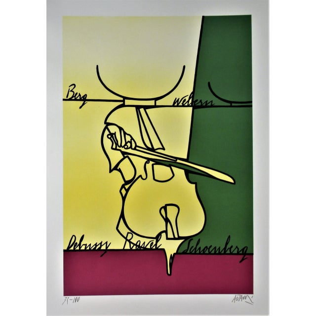 Valerio Adami, Moments Musicaux de Six a Huit, 1975 For Sale In San Francisco - Image 6 of 6