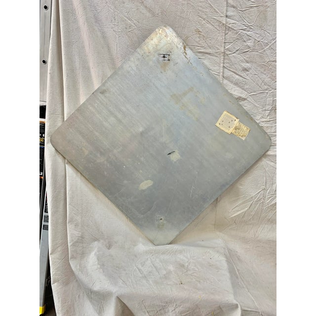 Vintage Reflective Truck Road Sign For Sale - Image 11 of 12