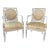 Italian 18th Century Neoclassical Pair of Louis XVI Fauteuils or Armchairs -A Pair For Sale