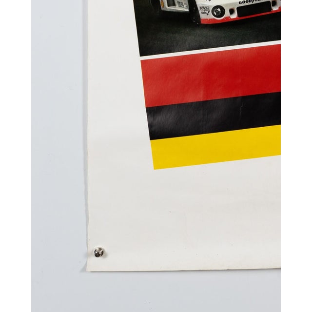 Paper Porsche World Champions Poster by Advertising Agency Strenger, 1978 For Sale - Image 7 of 9