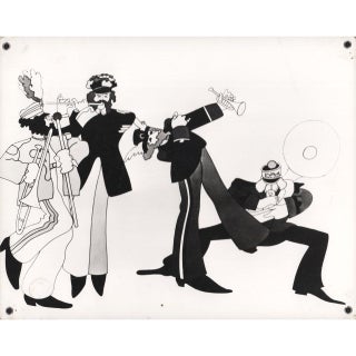 Yellow Submarine 1968 Swiss Scene Card For Sale