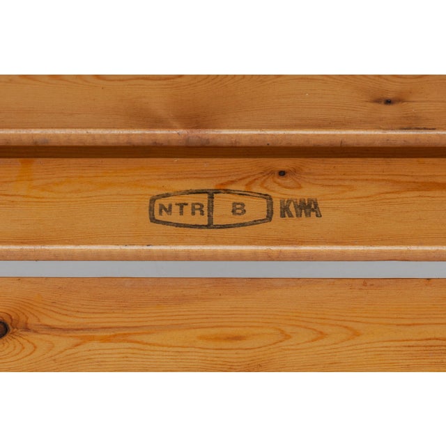 Solid Pine Slat Folding Outdoor Chairs, 1950s, Set of 4 For Sale - Image 10 of 12