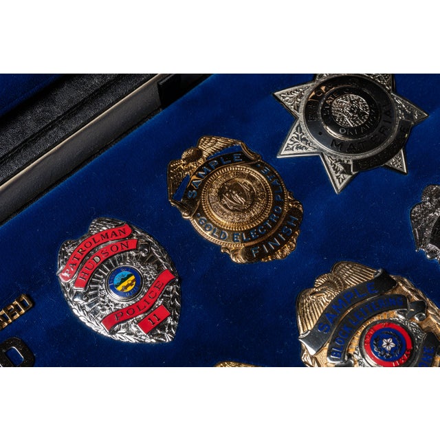 Late 20th Century Blackinton Law Enforcement Badge Salesman Sample Set For Sale - Image 5 of 9