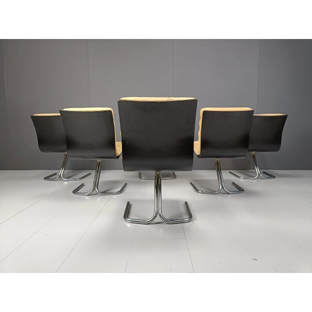 Space Age Dining Chairs, 1970s, Set of 6 For Sale - Image 6 of 12