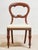 1940’s Carved Sweetheart Chairs Set of Six For Sale - Image 10 of 12
