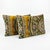 Mid-Century Modern Mid-Century Velvet Lumbar Pillow Cover 15'' X 24'' - Set of Two For Sale - Image 3 of 4